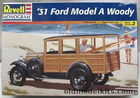Revell 1/25 1931 Ford Model A Woody Station Wagon, 85-7637 plastic model kit
